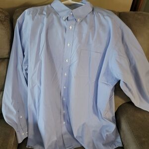 Men's Blue Button-Down Shirt